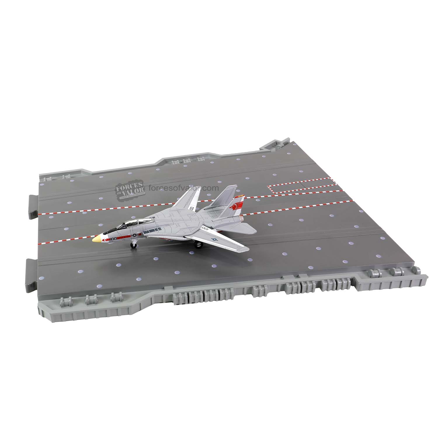 Grumman F-14A Tomcat VF-1 Wolfpack + Section B Deck - 1:200